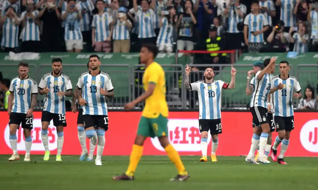Argentina 2-0 Australia - Messi shined in international friendly