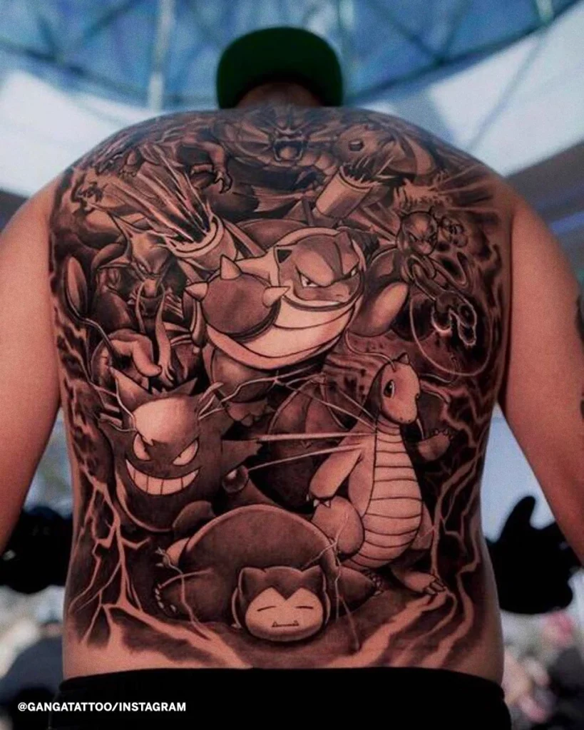 Nick Kyrgios shows off Pokemon tattoo