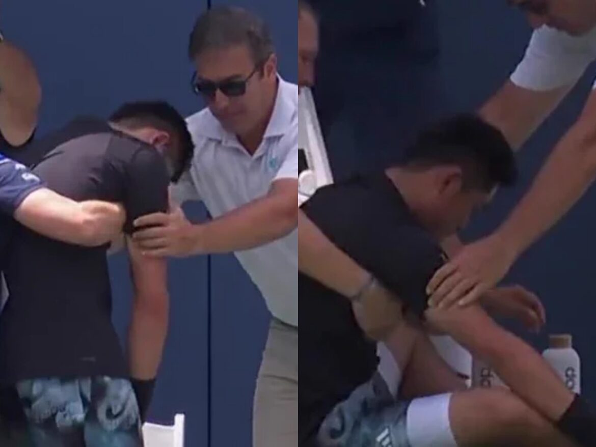 China ace Wu Yibing collapse during ATP opener China ace Wu Yibing collapse during ATP opener