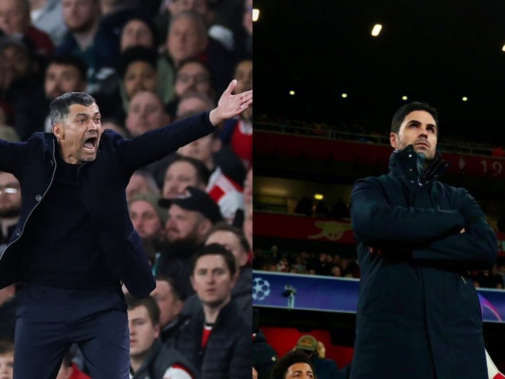 Arsenal boss Arteta accused of insulting Porto boss family-min