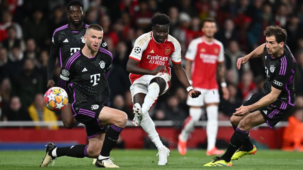 Arsenal and Bayern Munich were all square after the 1st leg