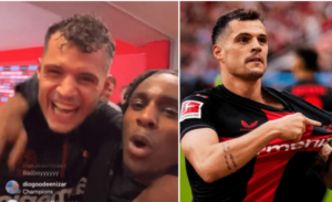 Frimpong aimed dig at Arsenal with Xhaka during Leverkusen's celebrations