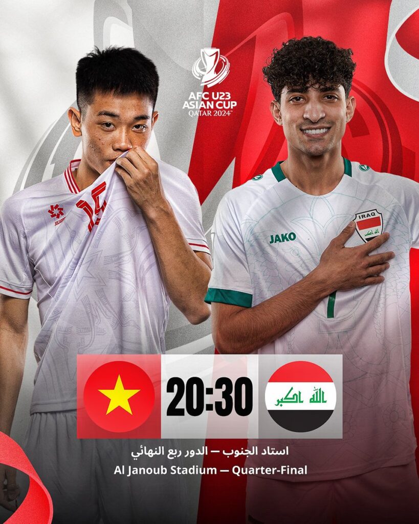 Vietnam vs Iraq - AFC U23 Asian Cup 2024