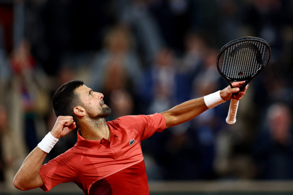 ‘ in Roland Garros opener (TinyPNG) Djokovic not 'too excited' in Roland Garros opener; Gauff triumphs