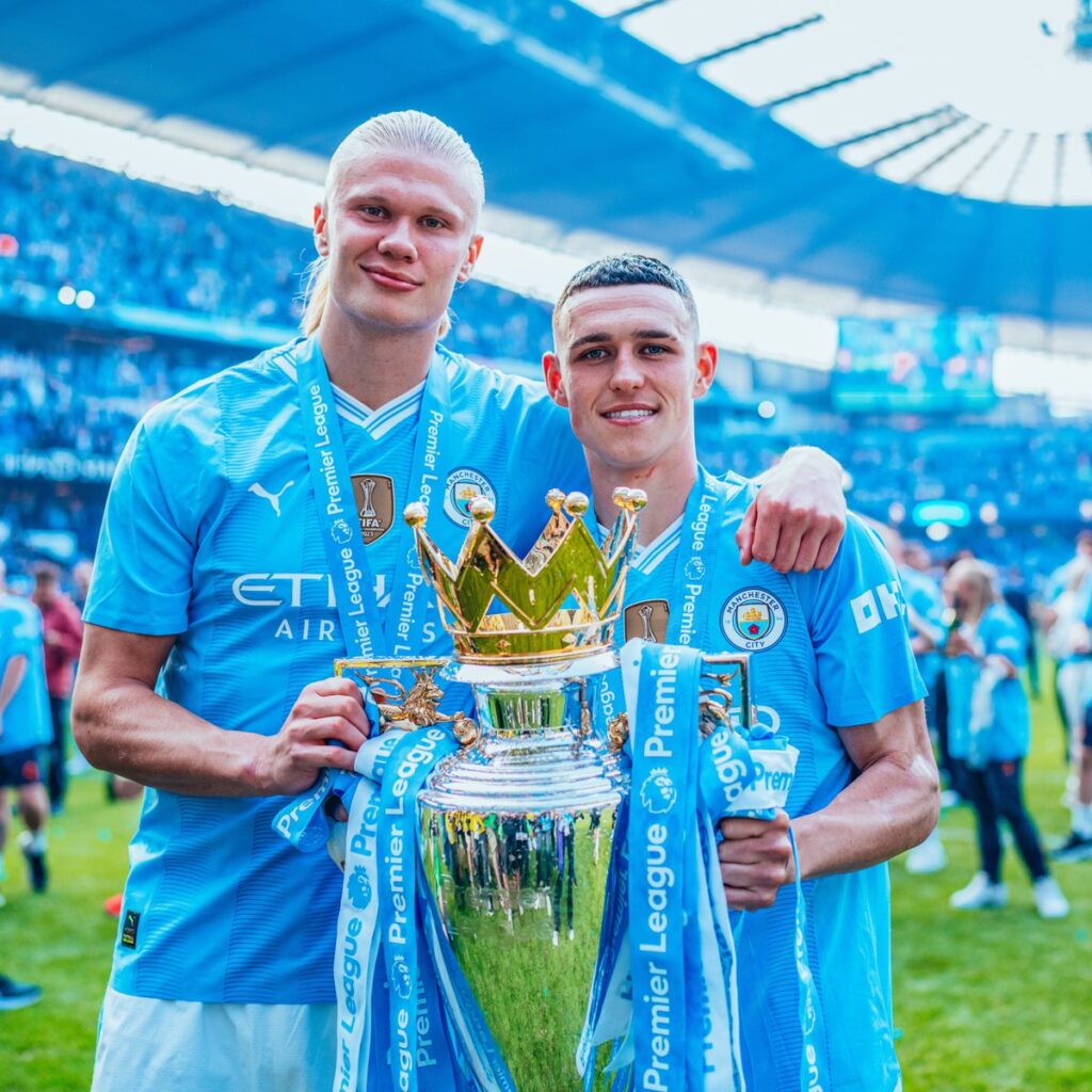 Erling Haaland and Phil Foden won individual titles