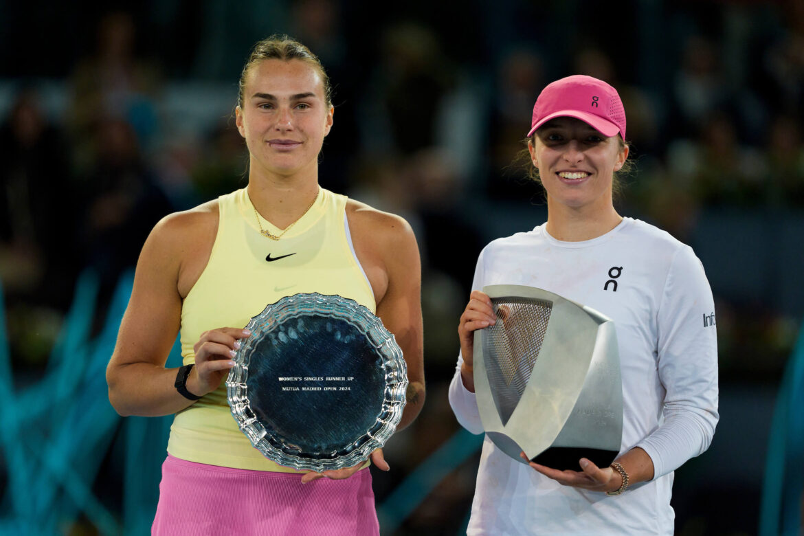 Iga Swiatek tops Sabalenka to take Madrid Open title; Rublev wins