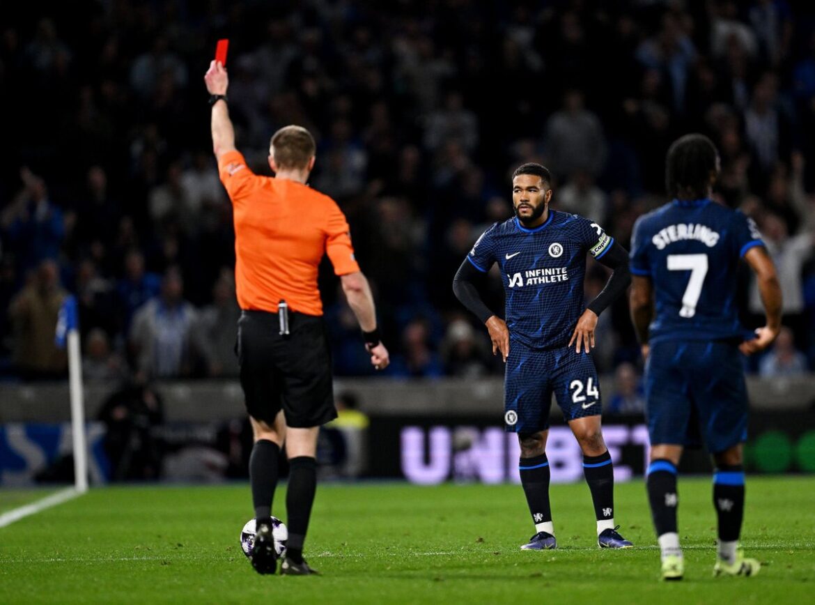 Reece James red card