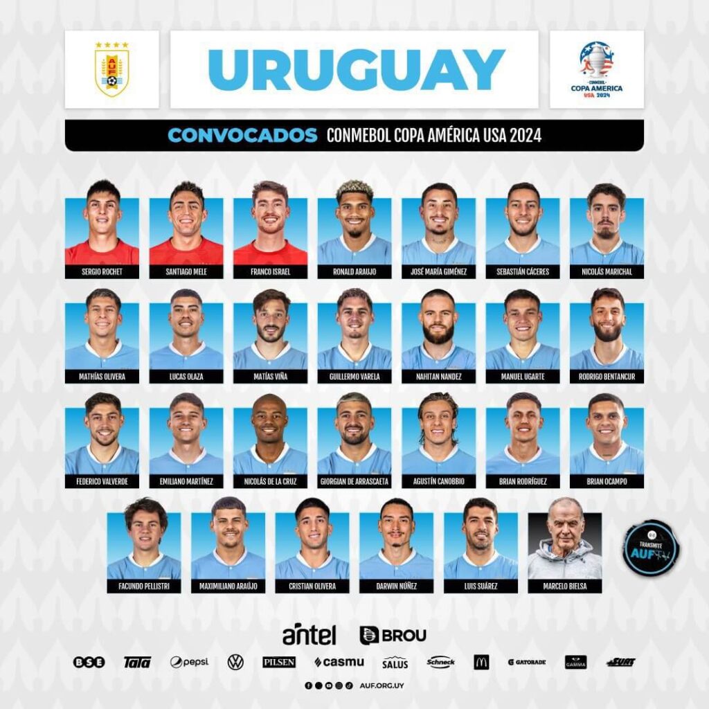 Copa America 2024: Suarez, Nunez make Uruguay's 26-man roster