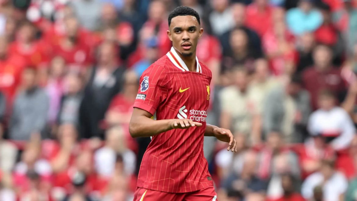 liverpools-alexander-arnold-listens-to-advice-from-arne-slot