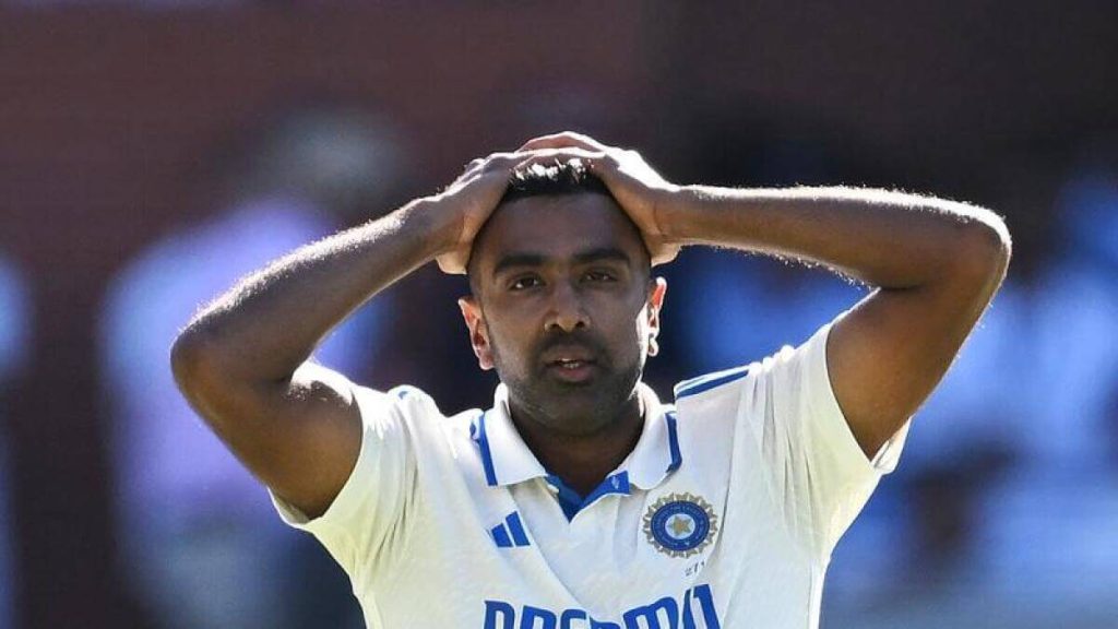 Ravichandra Ashwin (middle) shakes his head during a match in file photo. Ashwin calls its quits from international cricket at 38