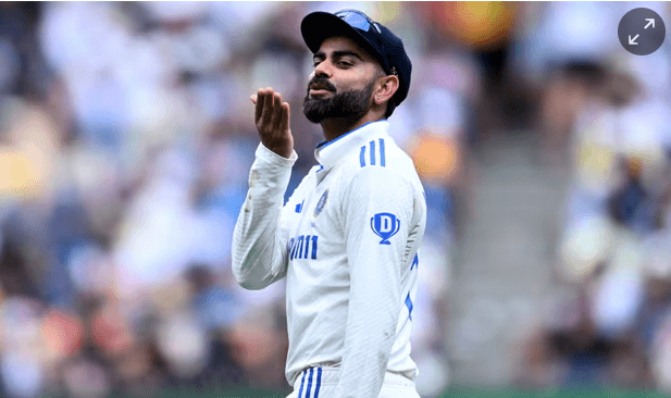 Virat Kohli blows kisses to the crowd in file photo. Kohli retires from Test cricket; BCCI lauds 'finest ever' to play game