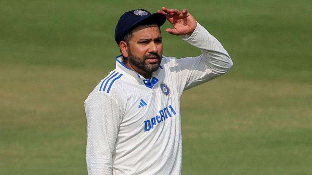 Veteran India cricketer Rohit Sharma fscratchges his head suring a lull at a match in file photo. BCCI, Gambhir mull Sharma's captaincy future in England Tests