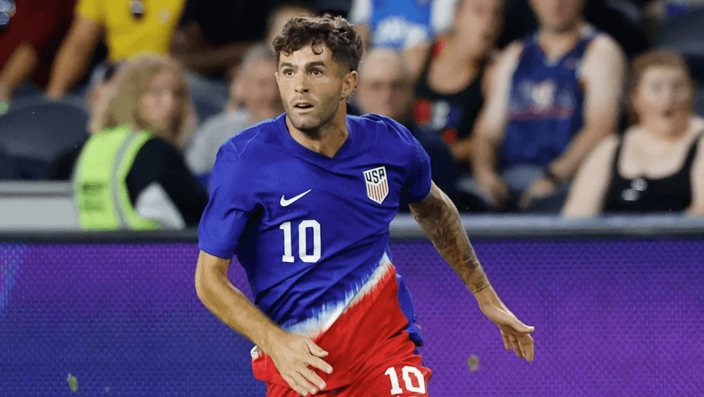 AC Milan and USMNT winger Christian Pulisic runs the field at a recent match in file photo. Pochettino says he's 'not a mannequin' amid Pulisic comments
