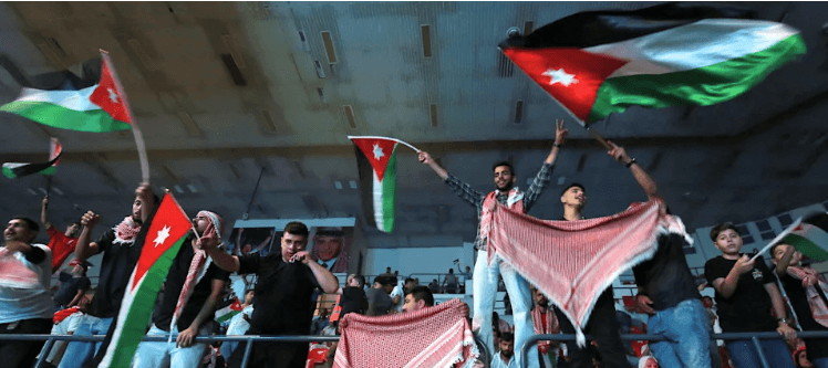 Fans and supporters of Japan wave flags after their team defeated Oman, 3-0, on Thursday to secure their place in the FIFA World Cup 2026. South Korea nails FIFA World Cup 2026 berth; Jordan also made it