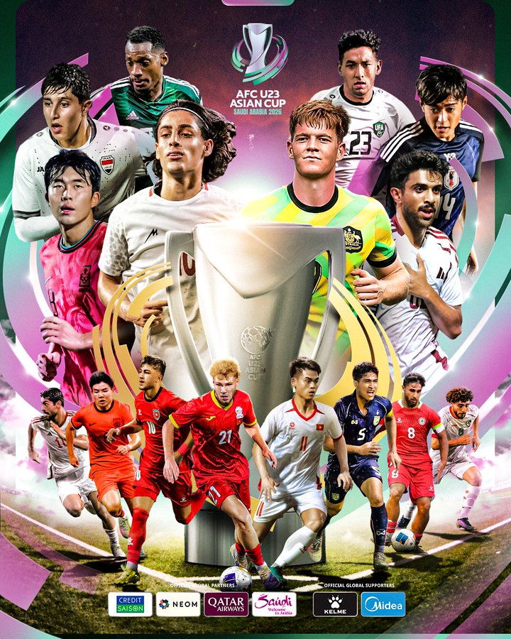 AFC Asian U23 Cup undergoing, host by Saudi Arabia