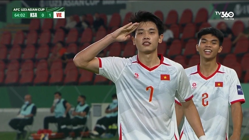 Đình Bắc scored the winner to see off host U23 Saudi Arabia and booked Vietnam Quarterfinal ticket in style
