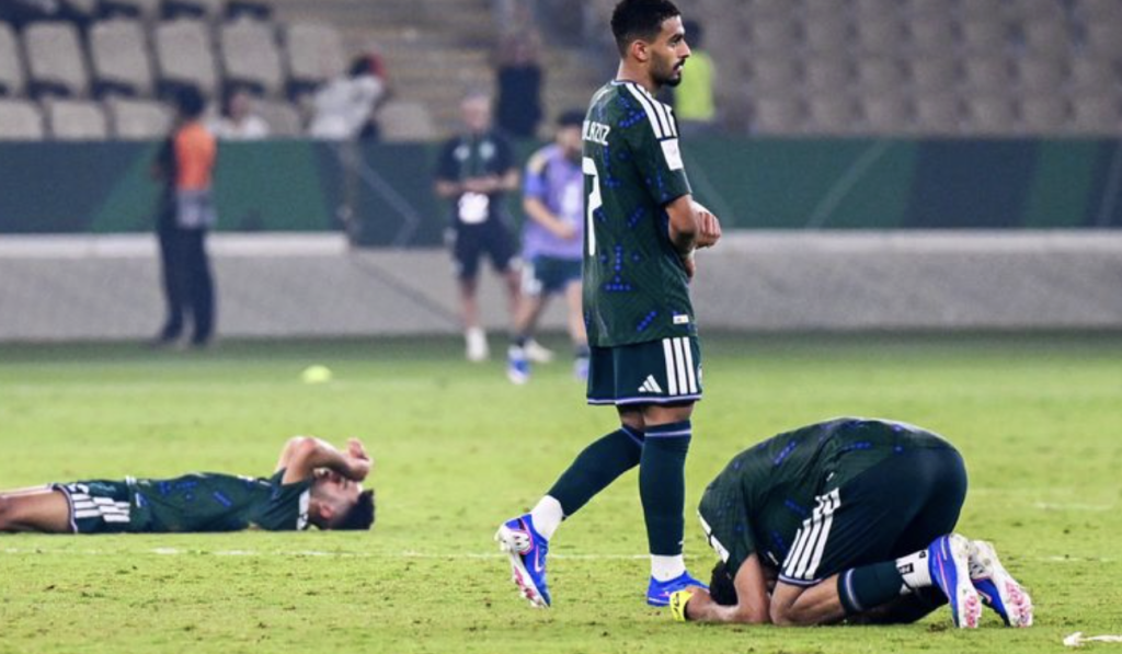 U23 Saudi Arabia disappointed with the result, having crashed out of Group stage with only one win