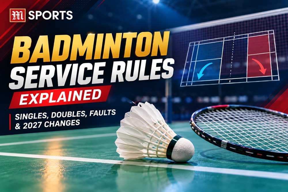Featured Image of article Badminton Service Rules Explained