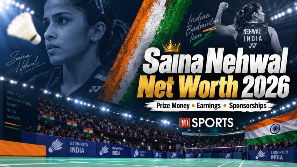 Featured image of article Saina Nehwal Net Worth 2026